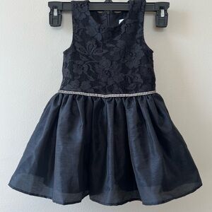 BCBGirls sleeveless bling bubble lace detail dress girls kids 2T lined‎ party